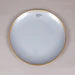 ARDA ATLAS HAND PAINTED GLASS DINNER PLATE D28CM MATT GOLD/PASTEL GREY