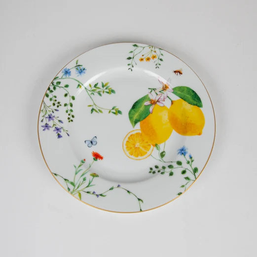 FLEURS CITRONS PORCELAIN SIDE PLATE 19CM (202073343)