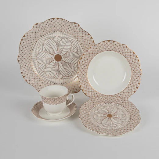 EVER NICE NB 20PCS DINNER SET FLOWER (202029150)