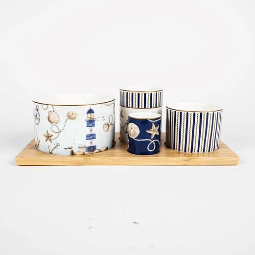 BLUE LTHOUSE S/5 APPETIZER 29X13CM (202073459)